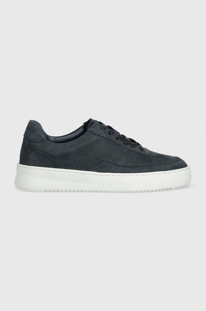 Semišové tenisky Filling Pieces Mondo 2.0 Ripple Nubuck tmavomodrá farba, 24522841884