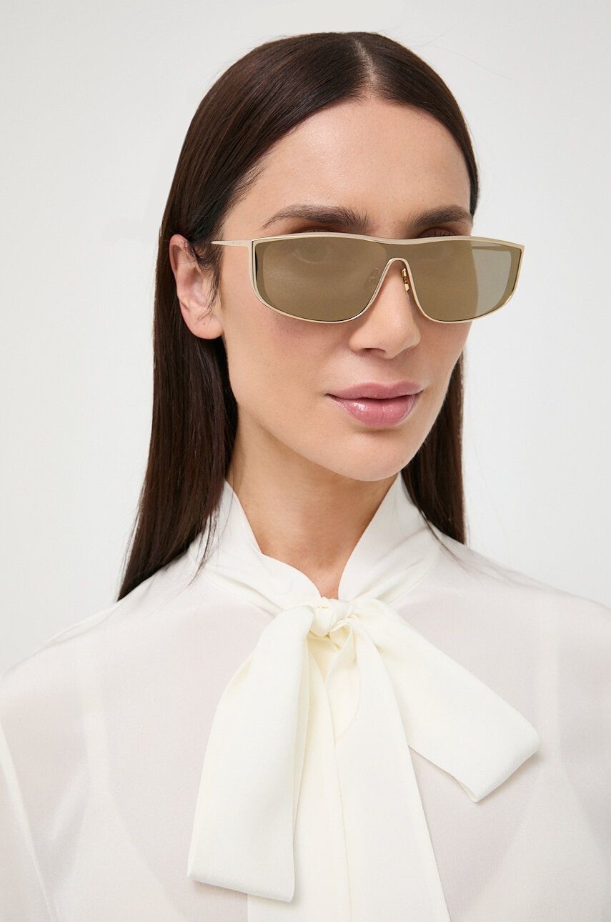 Slnečné okuliare Saint Laurent strieborná farba