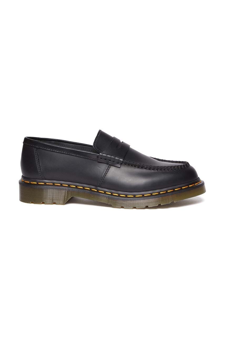 Kožené mokasíny Dr. Martens Penton čierna farba, DM30980001