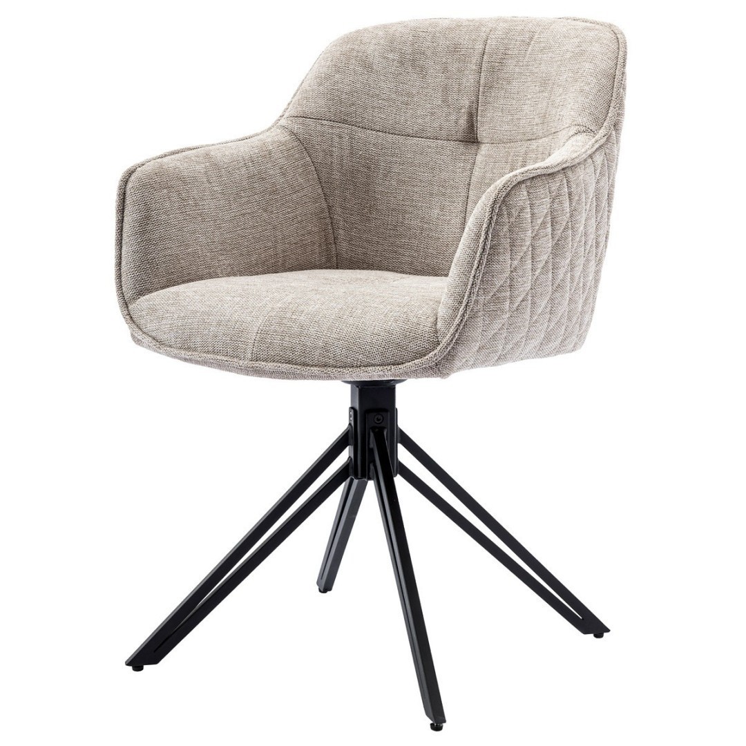 Autronic JEDÁLENSKÁ A KONFERENČNÁ STOLIČKA - šedobiela - 56 x 82 x 62 cm