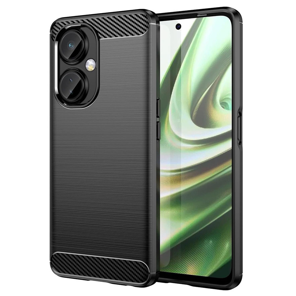 Techsuit OnePlus Nord CE 3 Puzdro Carbon Bush TPU  KP29169 čierna