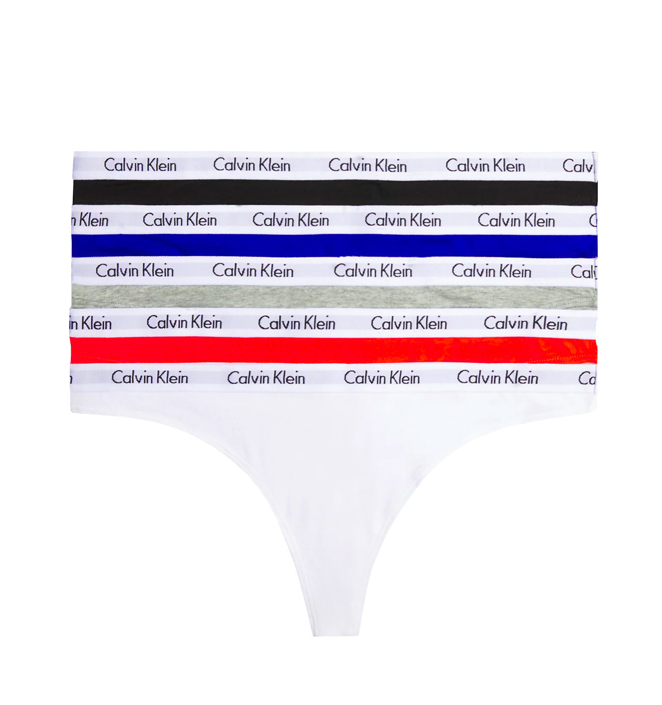 CALVIN KLEIN - tangá 5PACK cotton stretch special happy color combo - limited edition