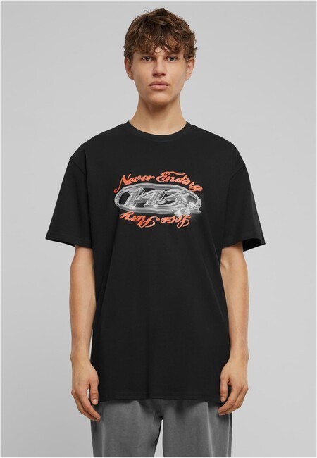 Mr. Tee Never ending... Heavy Oversize Tee black - XS