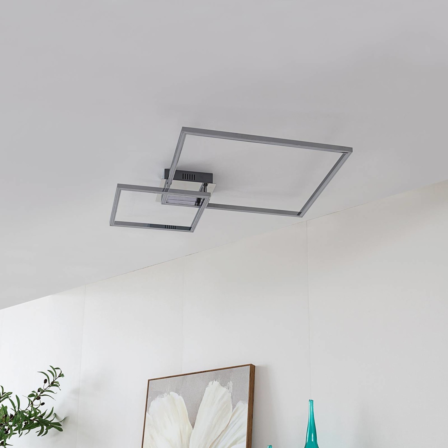 Lindby Philine stropné LED svetlo šírka 66,5 cm