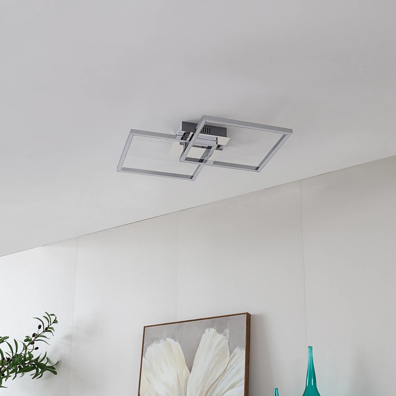 Lindby Philine stropné LED svetlo šírka 50 cm