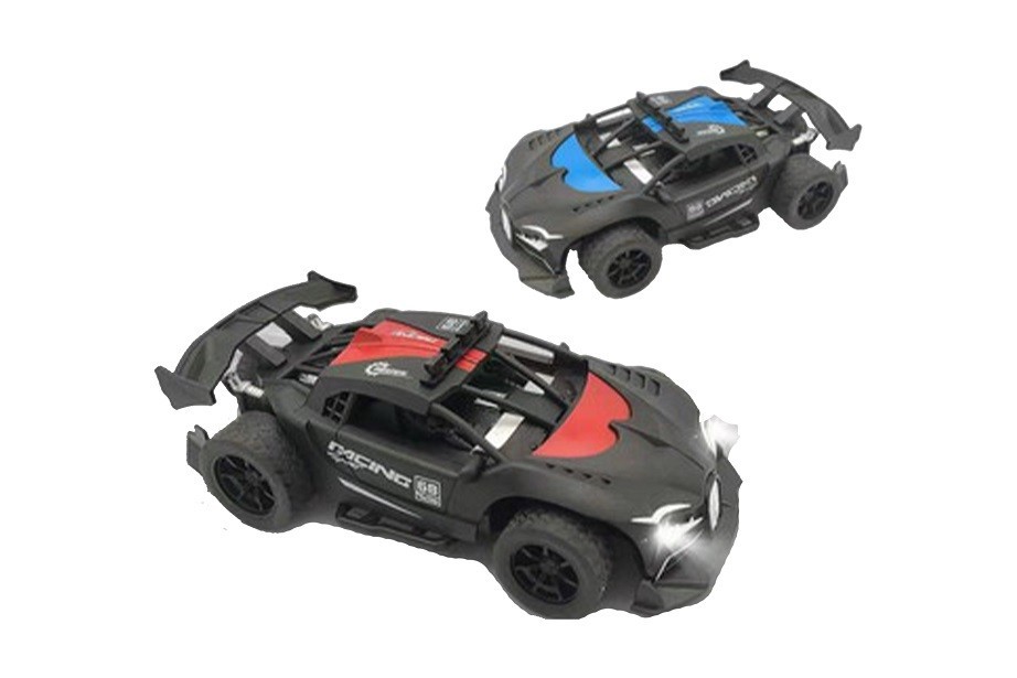 Auto pretekárske RC na diaľkové ovládanie 22,5 cm - červená
