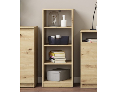 Polovysoký regál Carlos, dub artisan, šírka 40 cm%