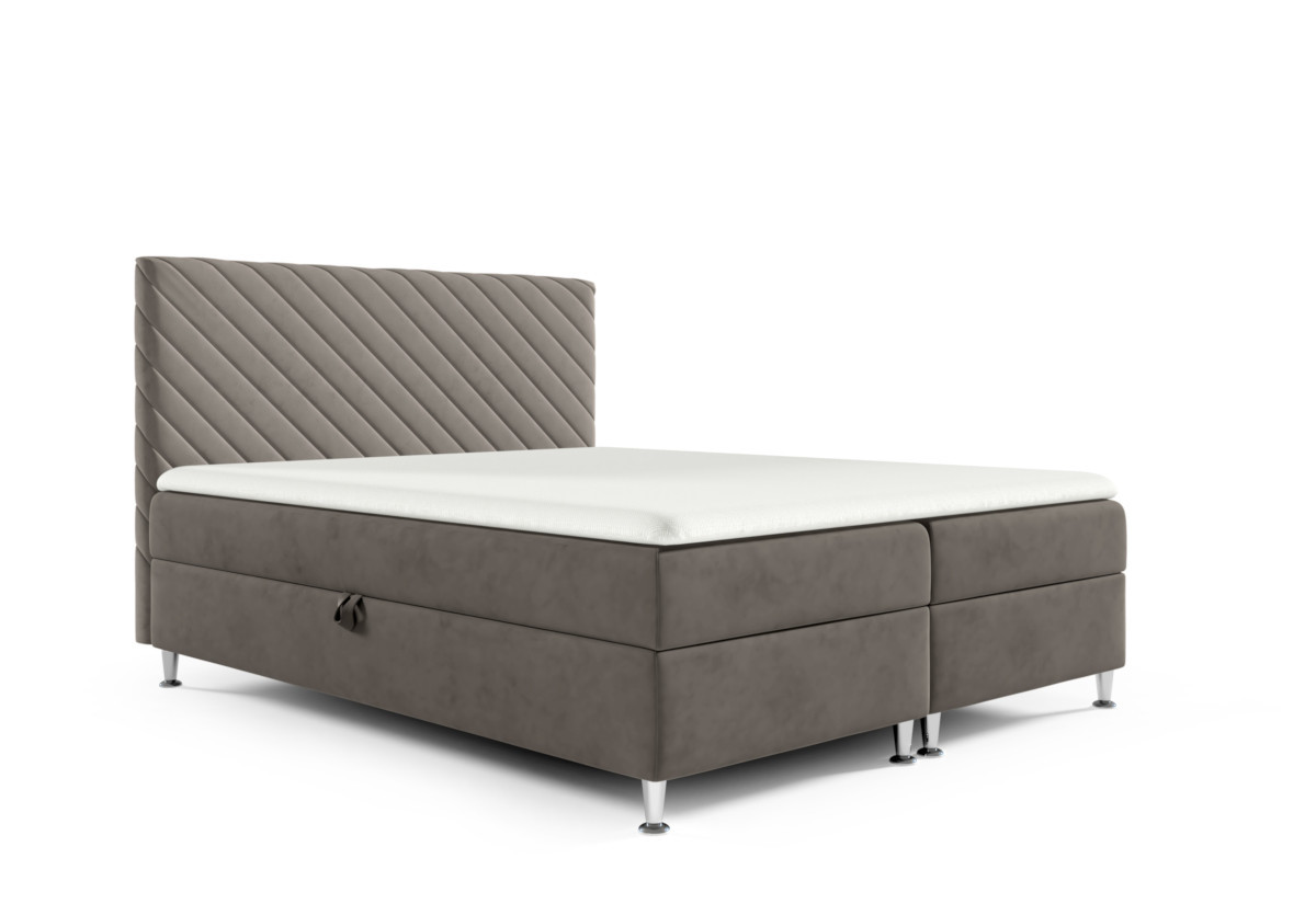 Expedo Čalúnená posteľ boxspring TEX 2, 160x200, Fresh 02