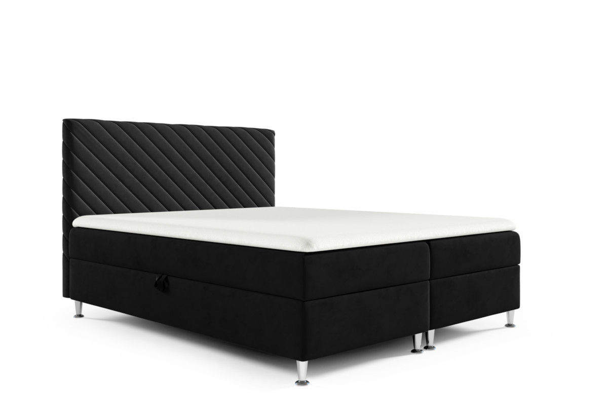 Expedo Čalúnená posteľ boxspring TEX 2, 160x200, Fresh 17