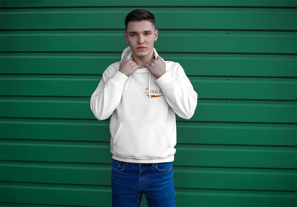 Personal Pánska mikina simple - Ženích Farba: biela, Veľkosť - dospelý: S