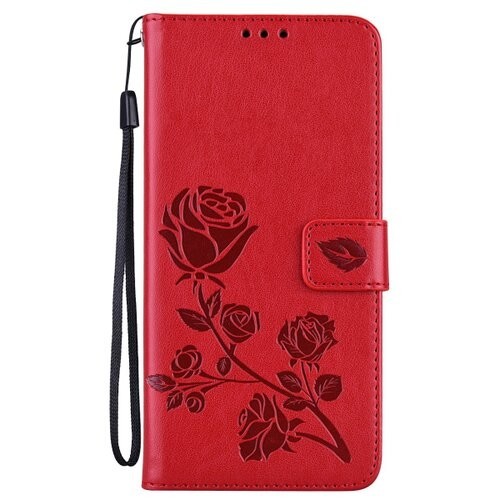Puzdro Rose Book Samsung Galaxy A14 4G/5G - červené