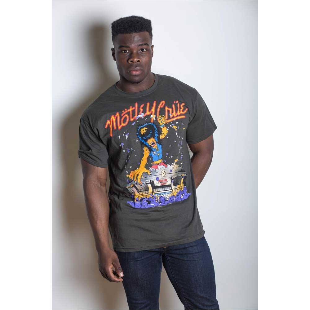 Motley Crue tričko Allister King Kong Šedá S