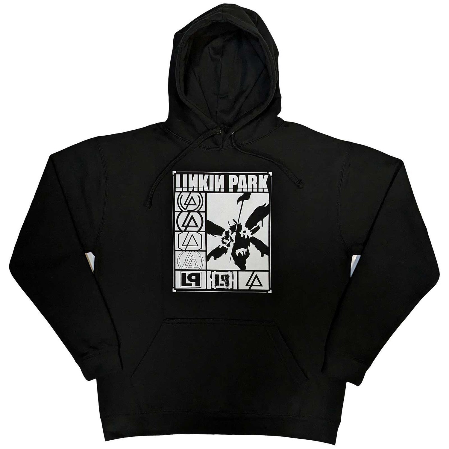 Linkin Park mikina Logos Rectangle Čierna M