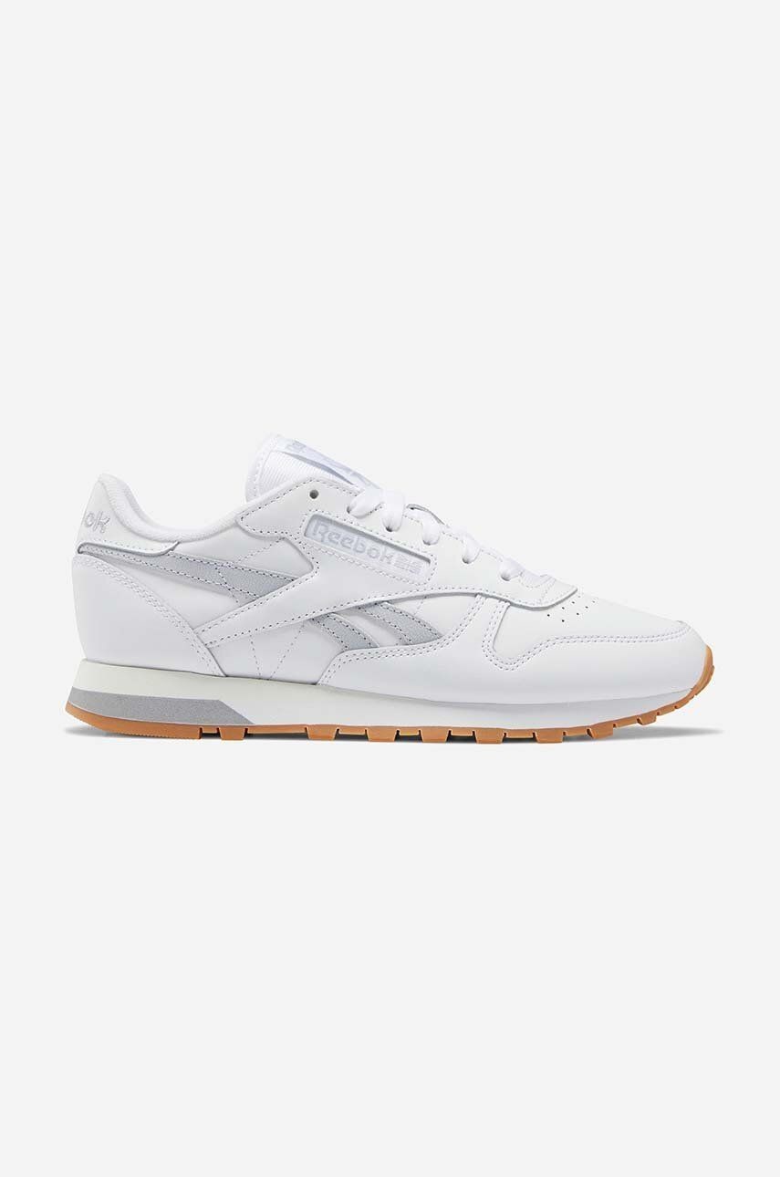Kožené tenisky Reebok Classic Leather HQ2234-white, biela farba,