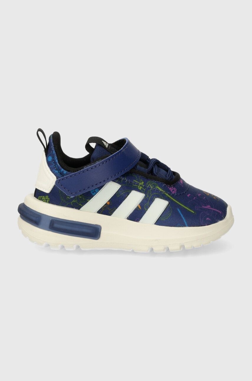 Detské tenisky adidas RACER TR23 YJ EL I tmavomodrá farba