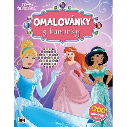 Jiri Models Omaľovánky s kamienkami Disney Princezné