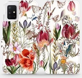 Flip pouzdro na mobil Samsung Galaxy A51 - MP01S Rozkvetlá louka