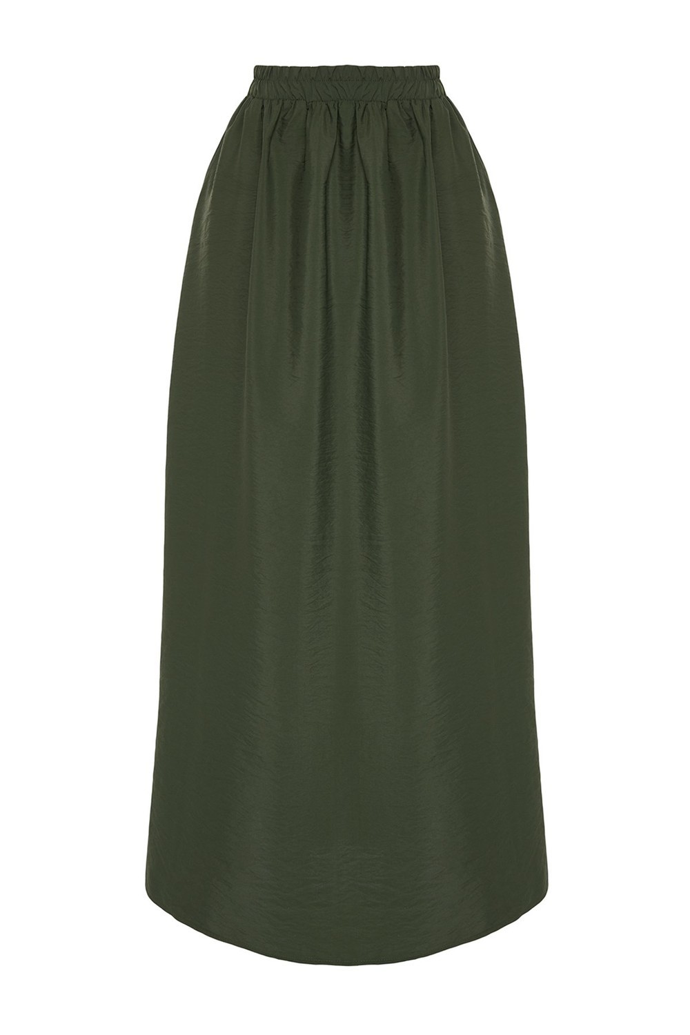 Trendyol Khaki A-line Parachute Fabric Maxi Woven Skirt