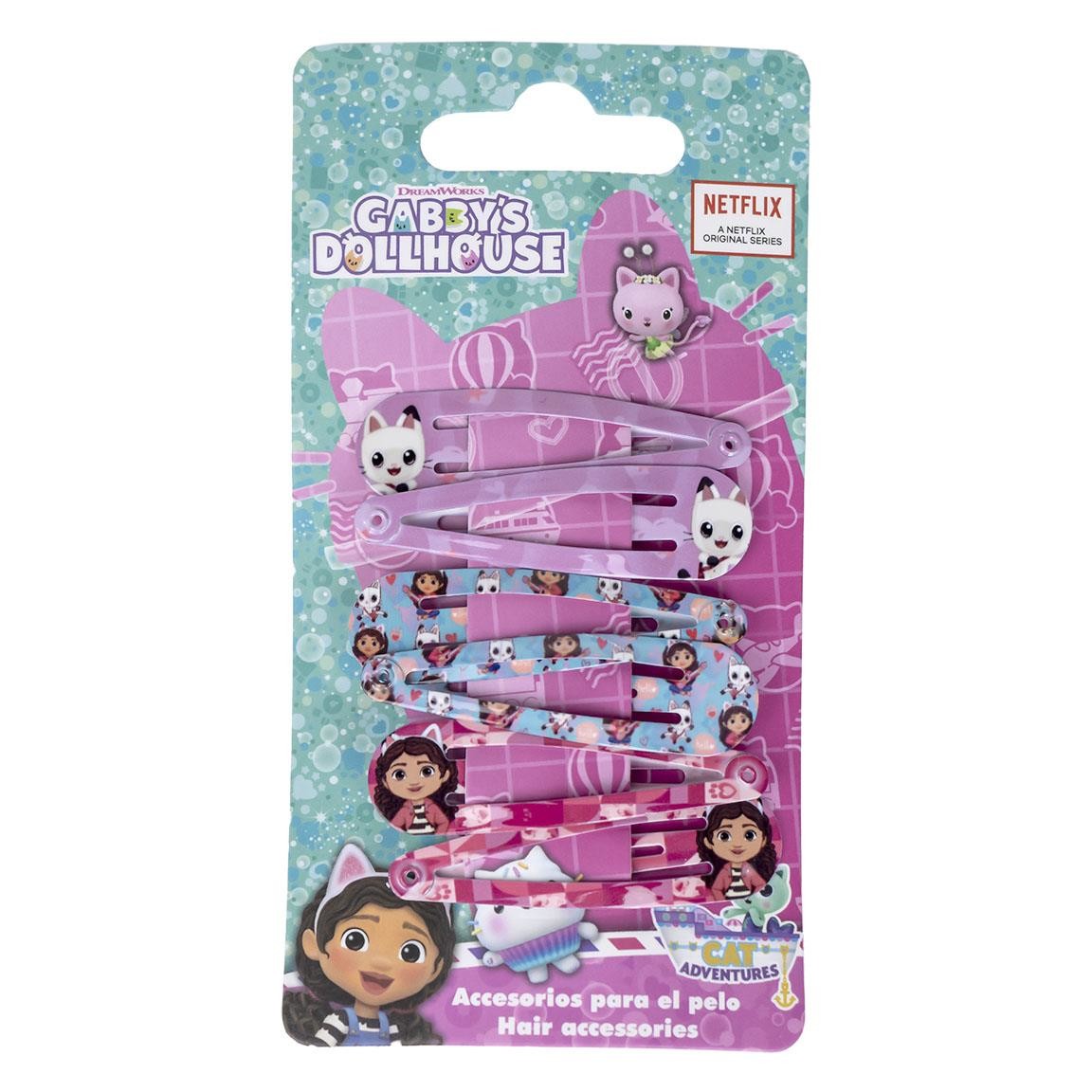 HAIR ACCESSORIES CLIPS 6 PIECES GABBY'S DOLLHOUSE
