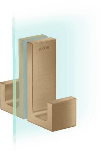 Axor Universal - Rukoväť pre sprchové dvere, kartáčovaný bronz 42639140