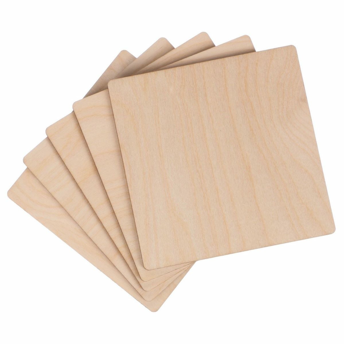Drevené doštičky CREATIVE WOOD SET 5, 10 x 10 cm
