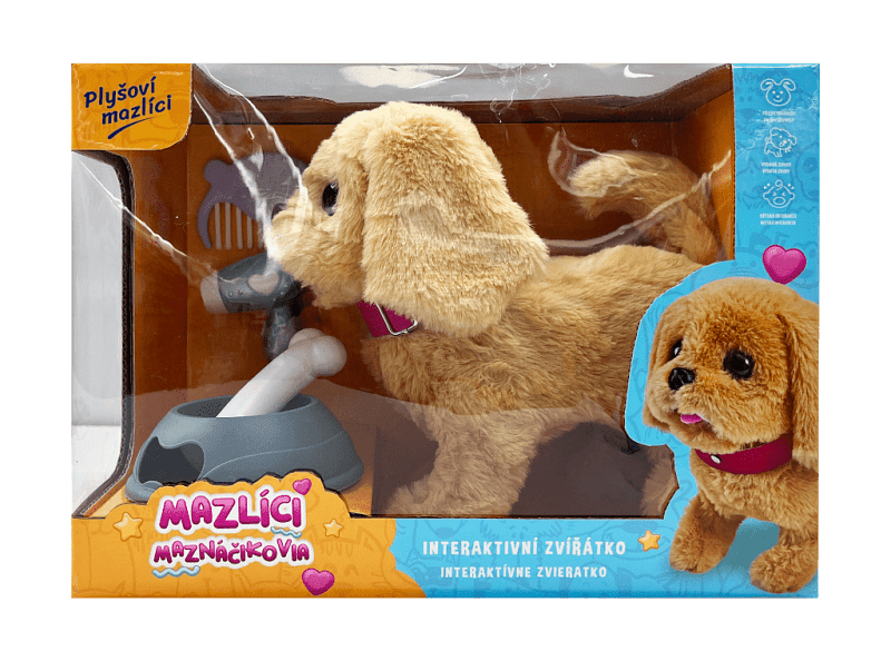 Mazlíci hrací set - pejsek Alík béžový