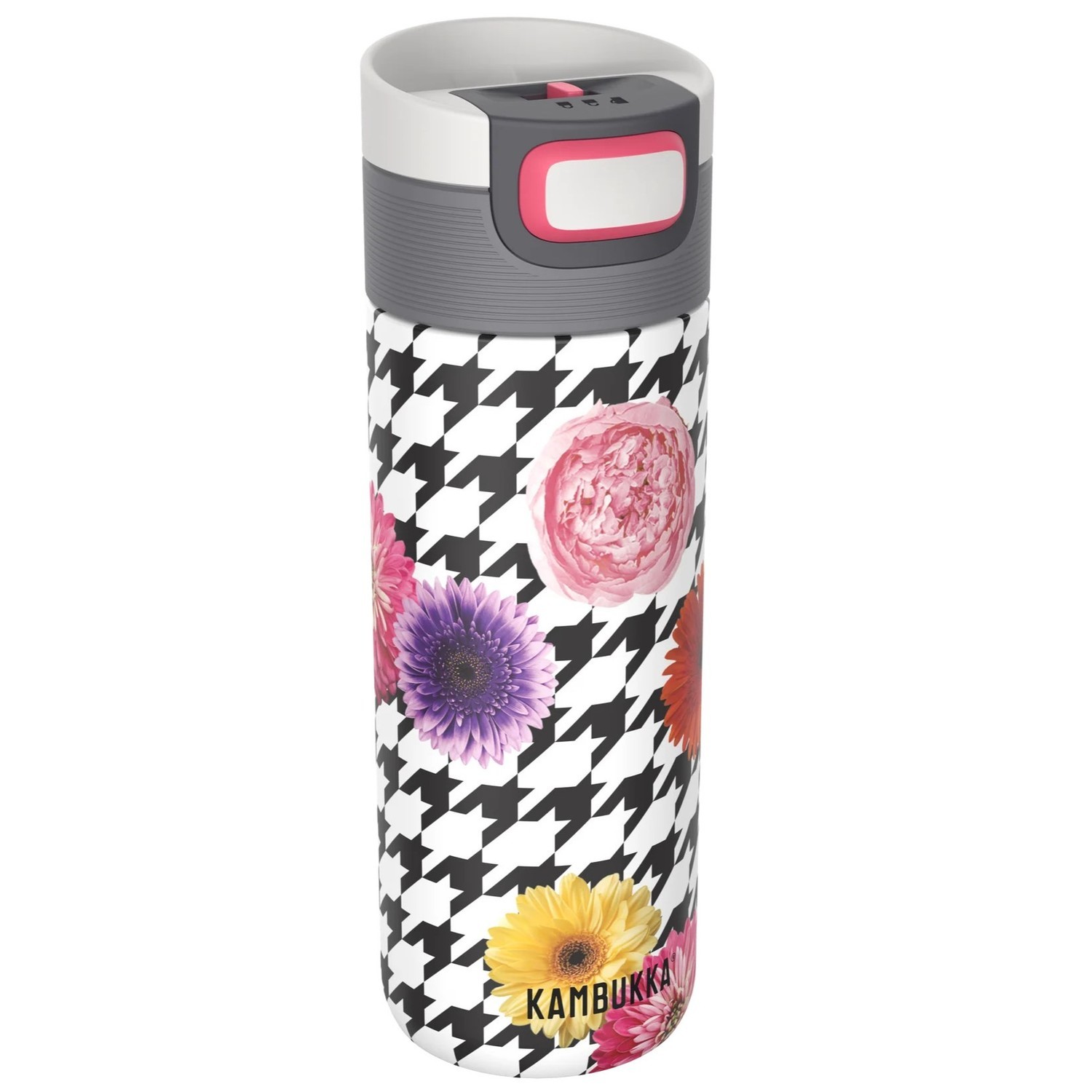 Termofľaša ETNA 500 ml, floral patchwork, nerezová oceľ, Kambukka