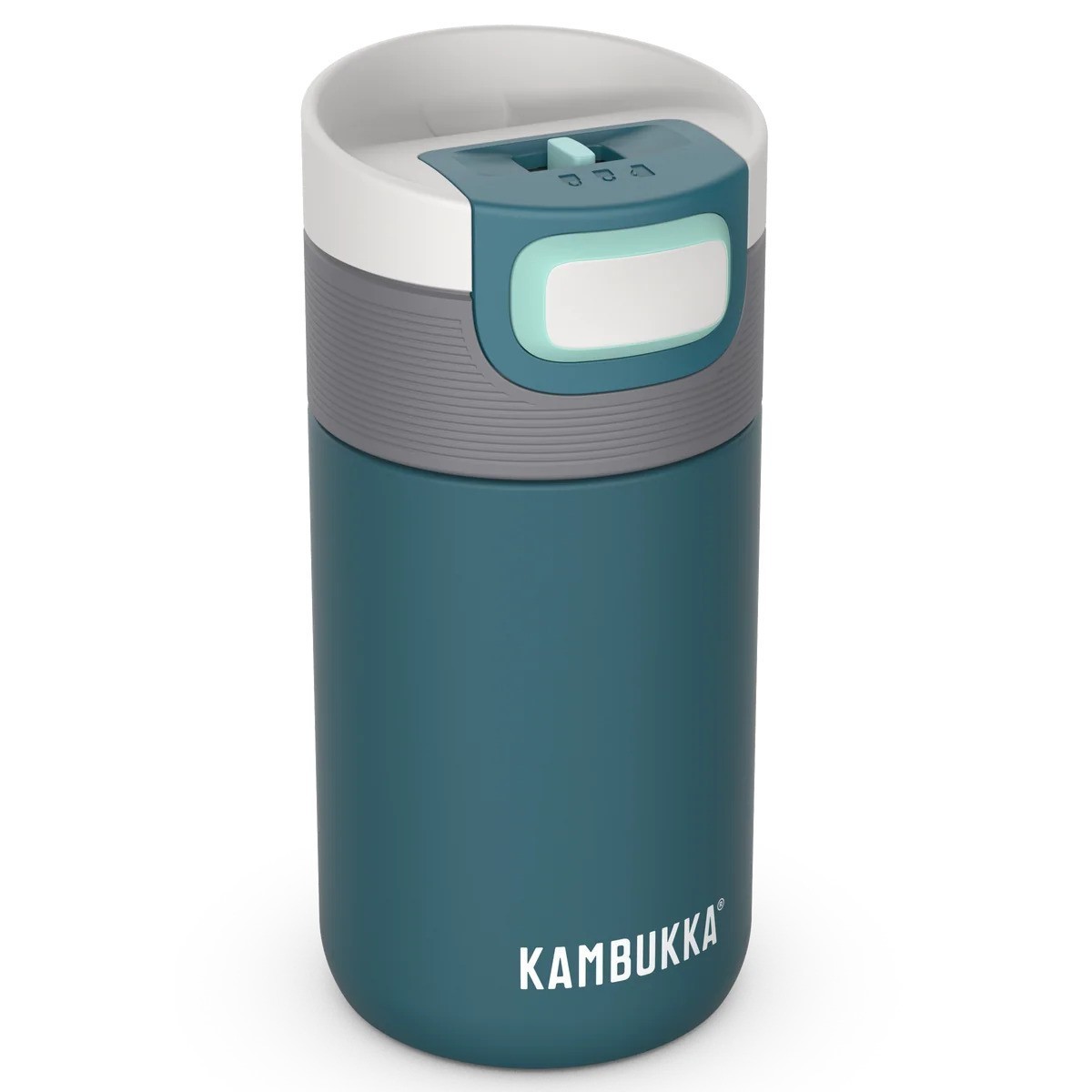 Termohrnček ETNA 300 ml, deep teal, nerezová oceľ, Kambukka