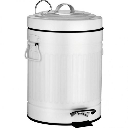 Sadena NÁŠLAPNÝ KÔŠ, 5 L - biela