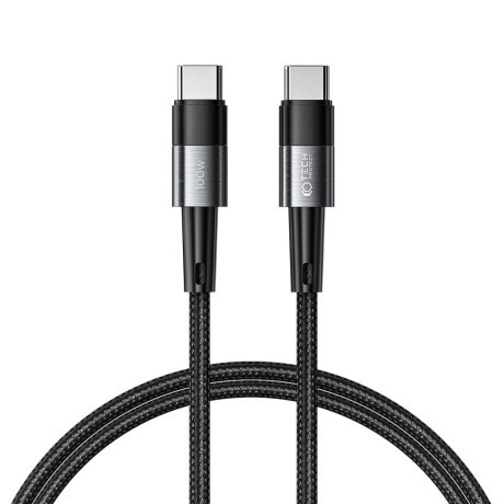 Tech-Protect Ultraboost kábel USB-C / USB-C 100W 5A PD 1m, šedý
