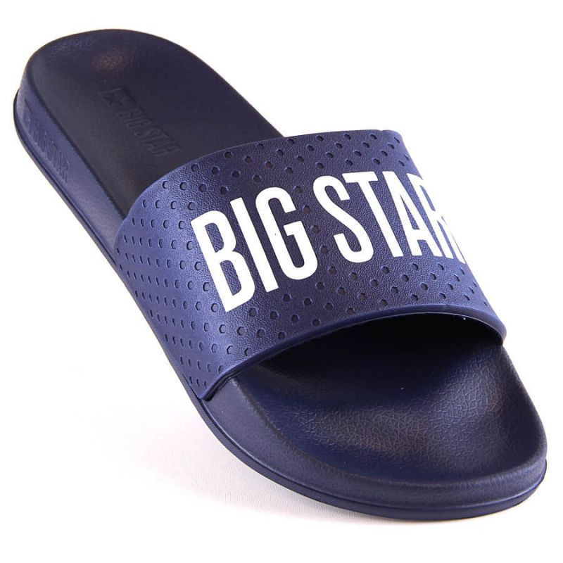 Big Star M INT1905C tmavo modré penové športové žabky 40