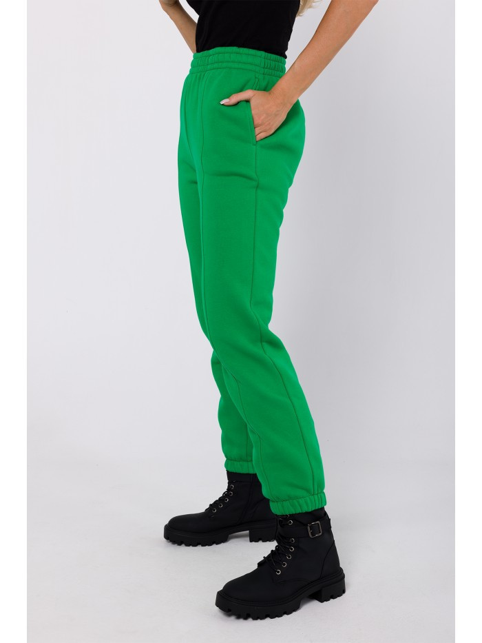 M760 Nohavice Jogger s predným prešívaním - zelené EU S