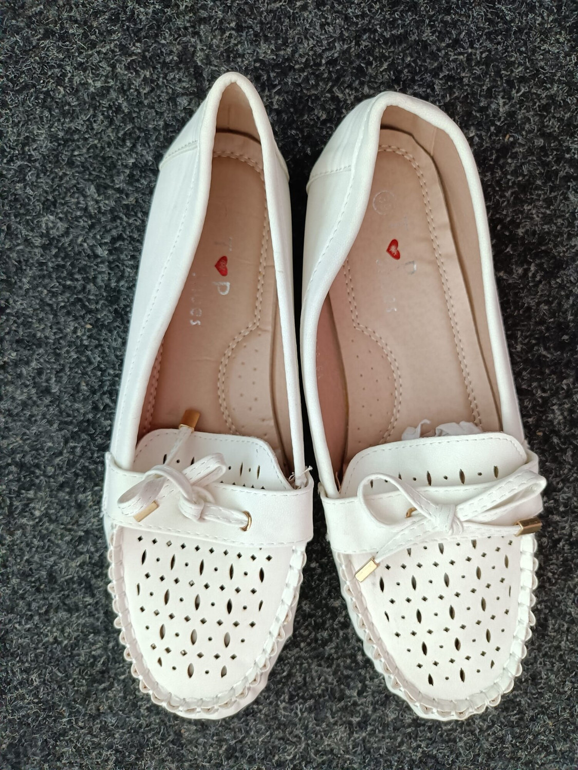 Dámske poltopánky Top Shoes - FPrice 39 krémová