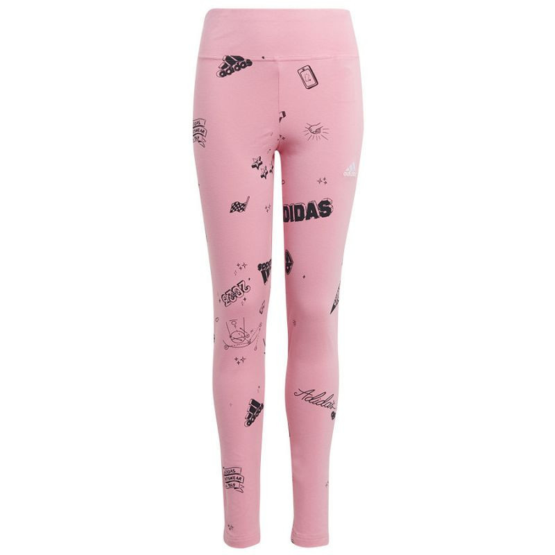 Legíny adidas JG Bluv Q3 Tight Jr IA1568 140 cm