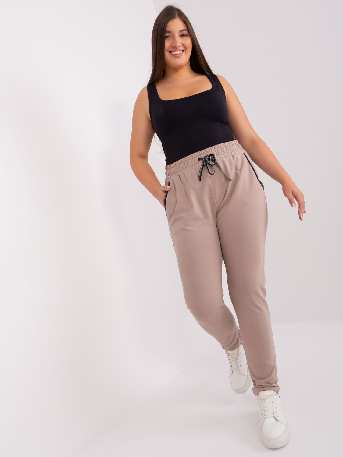 Tepláky RV DR 4765.52 béžová 2XL