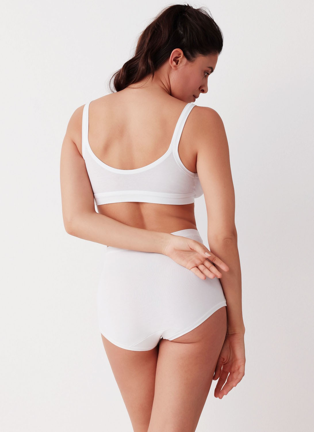 Dámske nohavičky Cotonella GD 367 Maxi Modal M-4XL bianco/bílá 4XL