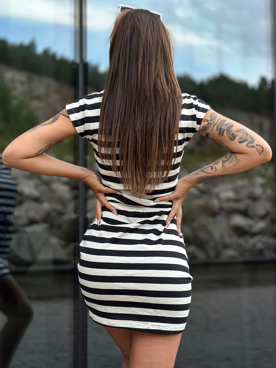 TW SK šaty 2019 2.49P biela a čierna S