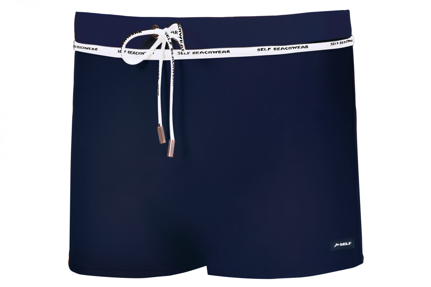 Pánske plavky L4 8 tm. modré - Self 2XL