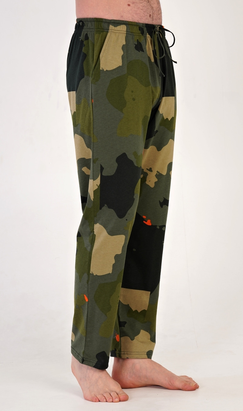 Pánske pyžamové nohavice Marek khaki 1XL