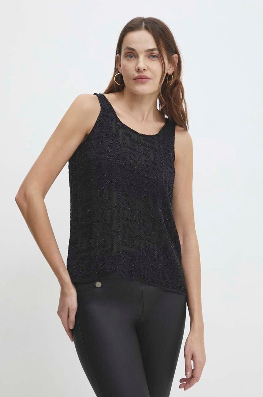 Top Answear Lab čierna farba, s nášivkou