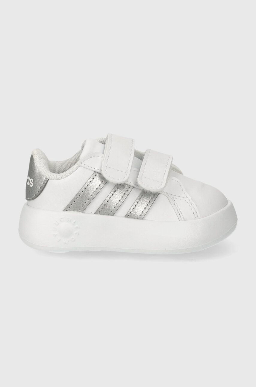 Detské tenisky adidas GRAND COURT 2.0 CF I biela farba