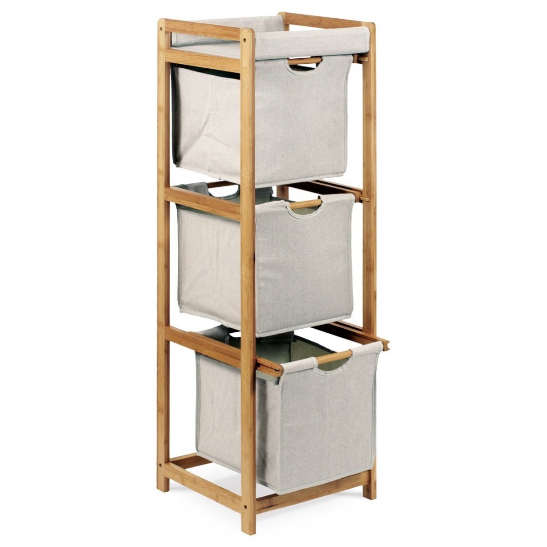 Autronic REGÁL - s tromi výsuvnými látkovými boxami