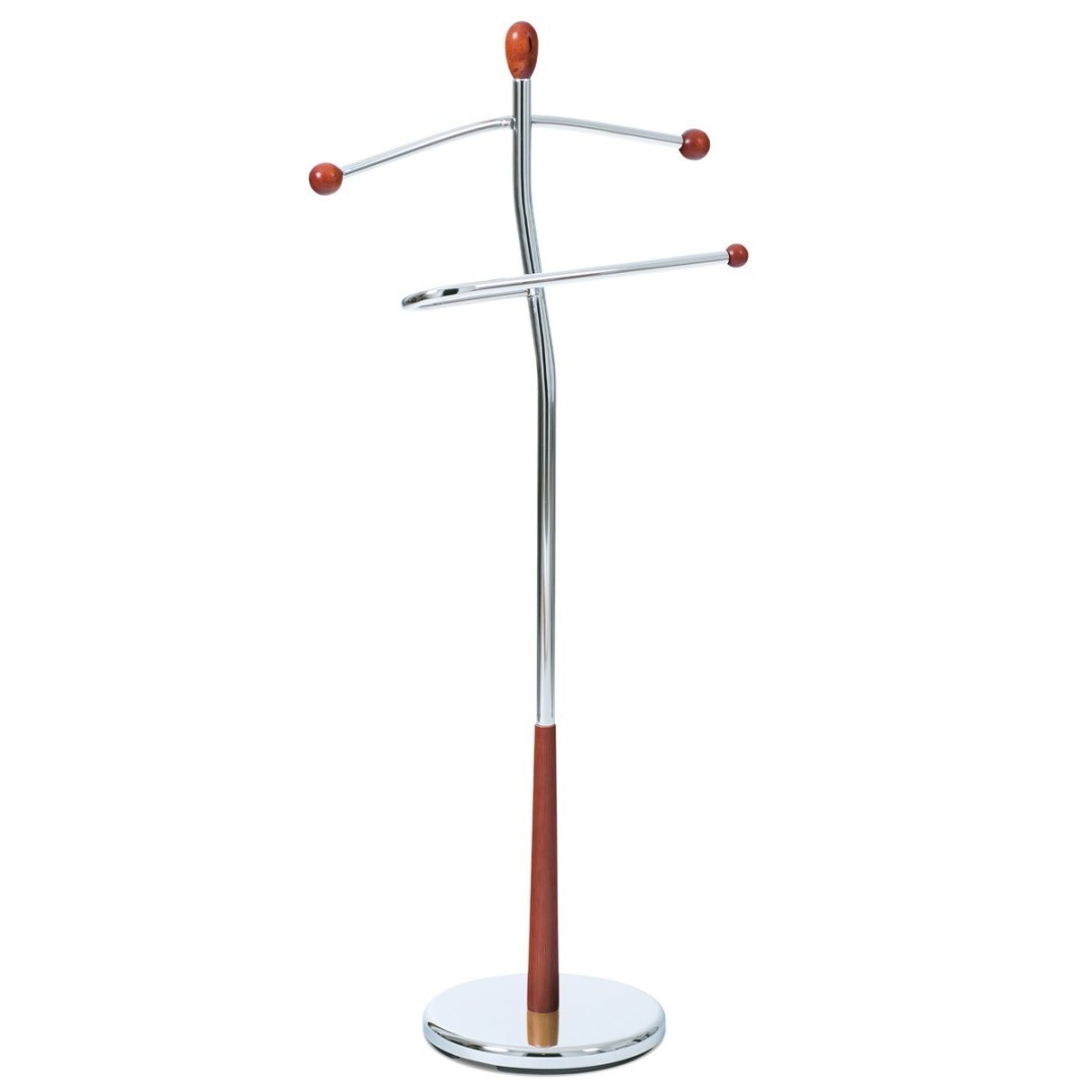 Autronic NEMÝ SLUHA - vešiak z masívu kaučukovníka a kovu - 118 cm