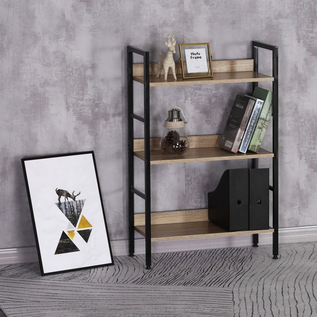 Autronic REGÁL -  3-policový - v dekore dub Sonoma