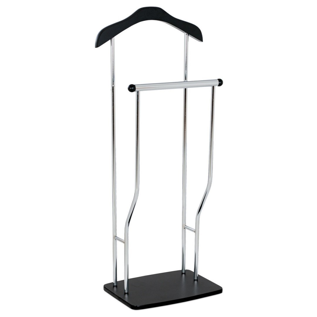 Autronic NEMÝ SLUHA - vešiak z kovu a MDF dosky - čierny