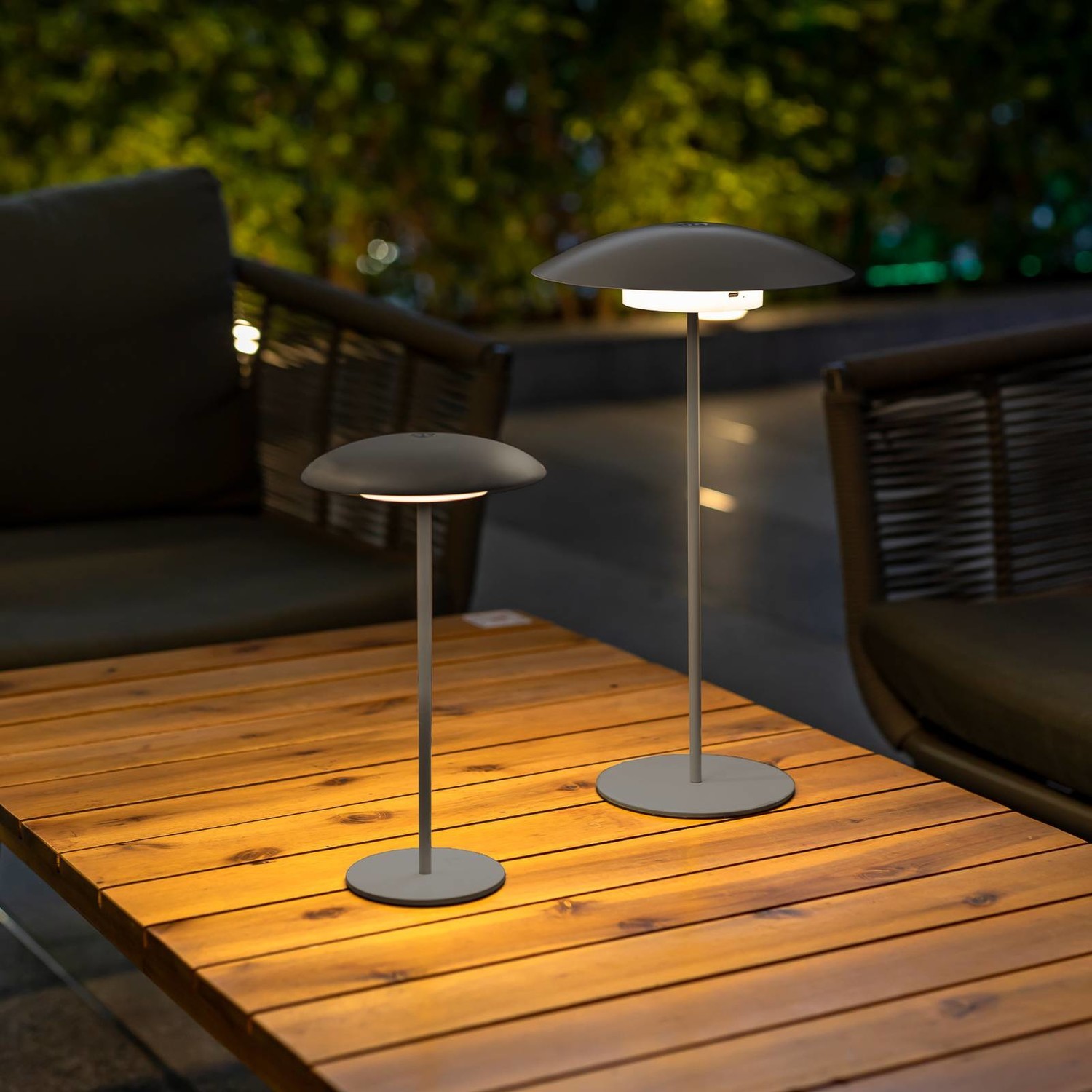 Newgarden Sardinia LED lampa IP44 antracitová 30cm