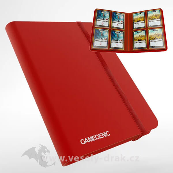 Gamegenic Album na karty Gamegenic Casual 8-Pocket Red (160 kariet)