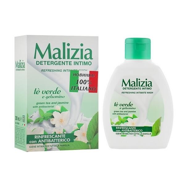 Malizia Antibacterial Té Verde emluzia pre intímnu hygienu 200ml