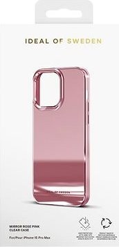 iDeal Of Sweden Ochranný kryt Clear Case na iPhone 15 Pro Max Mirror Pink