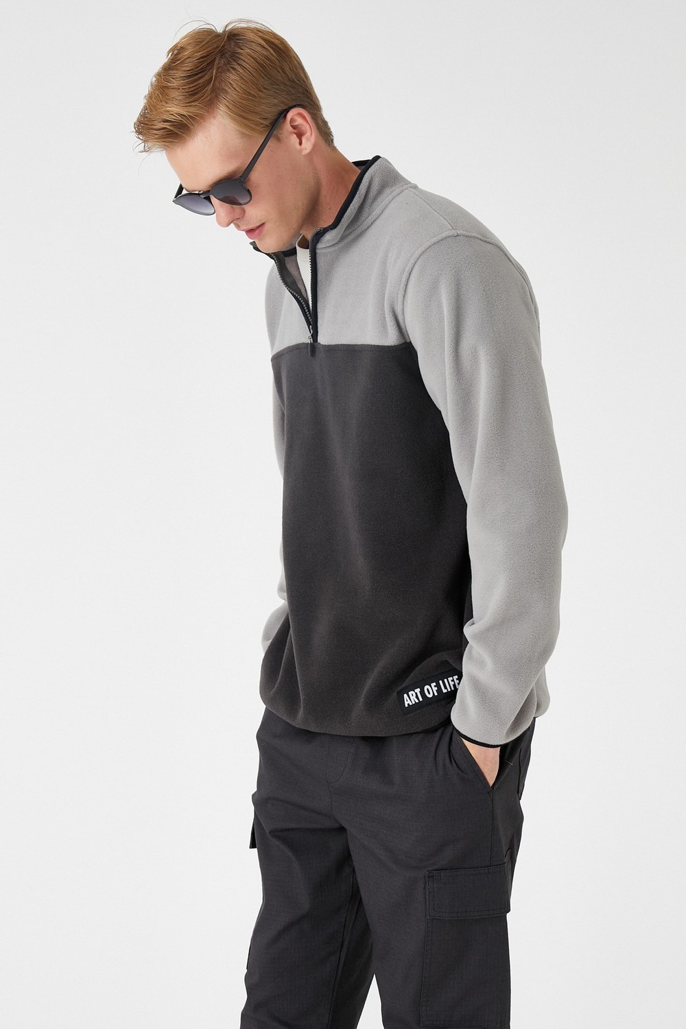 Koton Men's Anthracite Sweatshirt
